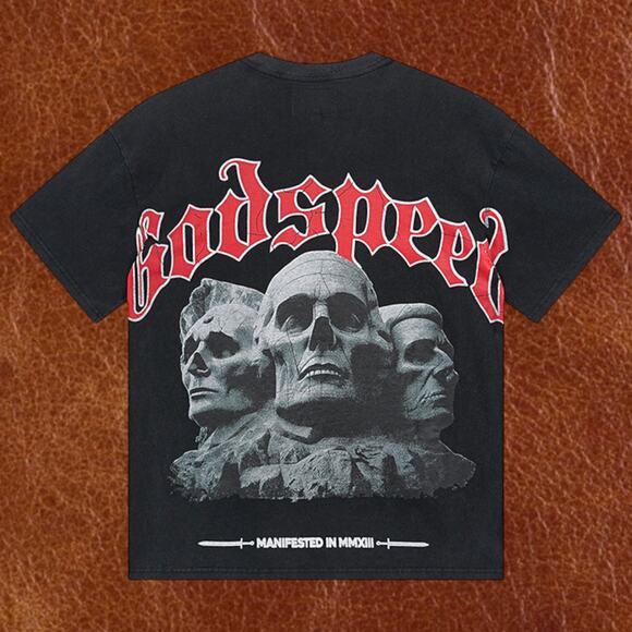 Men's Black Short Sleeve Godspeed - Picture 2 of 5